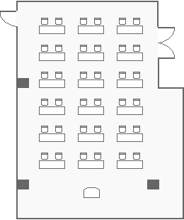 千歳の間 スクール 36席